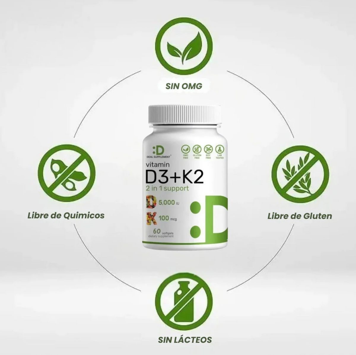 Suplemento de vitamina D3K2 OFERTA 2X1✅ 👩🏻⚕️