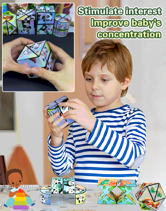 OFERTA 3X1 🎅🏻 🤩Cubo de Rubik con deformación geométrica, rompecabezas 3D, bloques de construcción