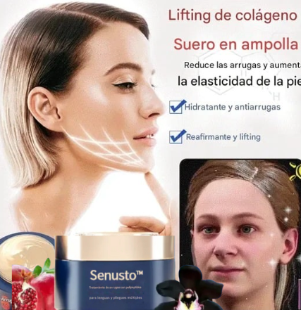 2X1🔥  CREMA FACIAL COMPLETA REAFIRMANTE CON POLIPÉPTIDOS: CAMBIA PARA UNA PIEL HERMOSA EN 2 SEMANAS