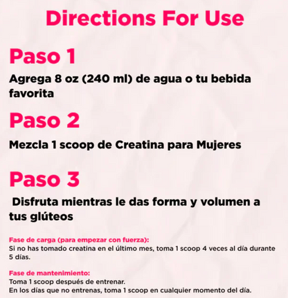 Monohidrato de creatina para mujeres OFERTA 2X1 ✅ 🔥