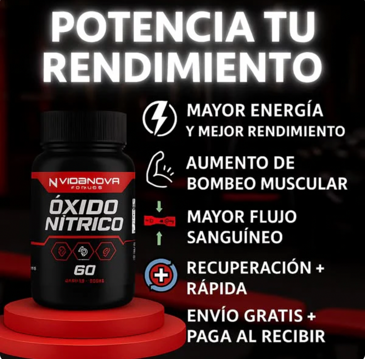 NITRIC OXIDE BOOSTER - 🔥¡ÚLTIMAS UNIDADES! 2x1 🔥