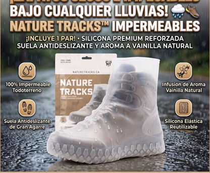 Nature Tracks™ Fundas Cubre-Calzado Impermeables de Silicona