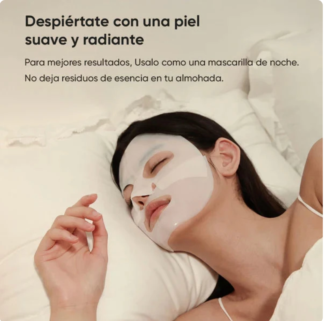 20 MASCARILLAS DE BIO-COLAGENO RITTOA® + crema facial 100% collagem gratis