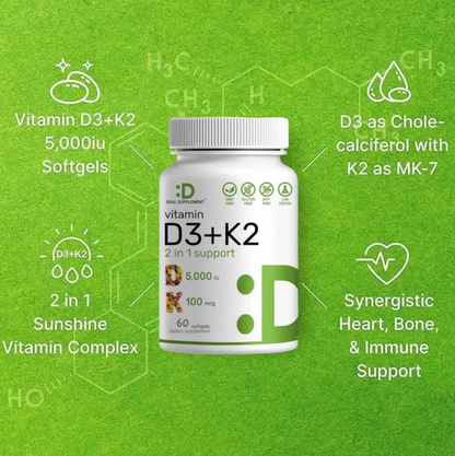 Suplemento de vitamina D3K2  OFERTA 2X1✅ 👩🏻‍⚕️