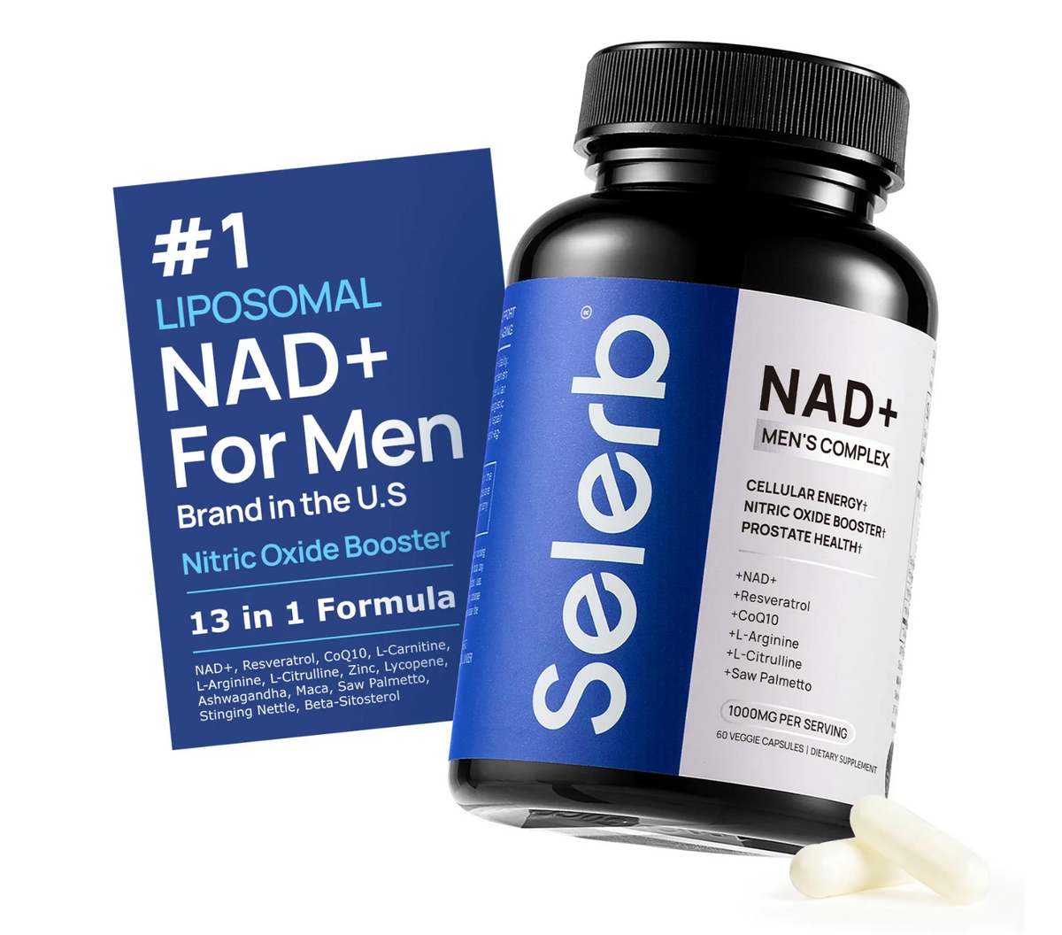 NAD+ liposomal para hombres