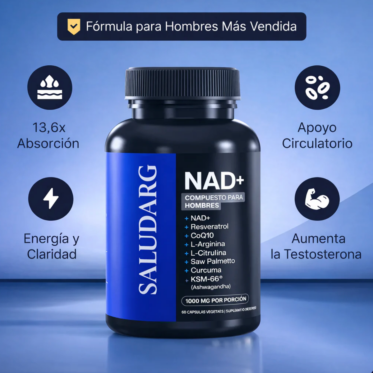 NAD + Liposomal para MUJERES  OFERTA 2X1 ✅