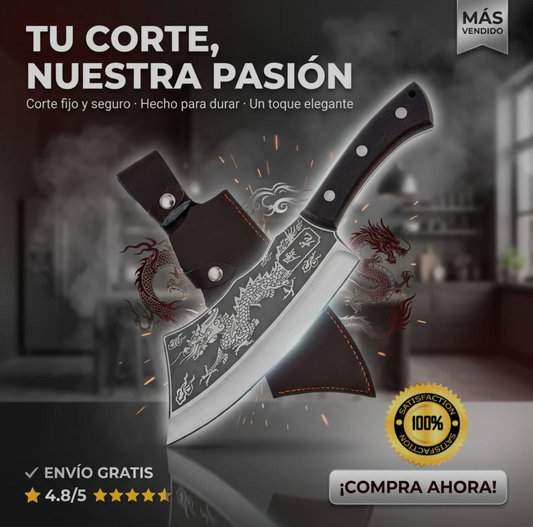 Cuchillo Mata Dragones Hecho A Mano