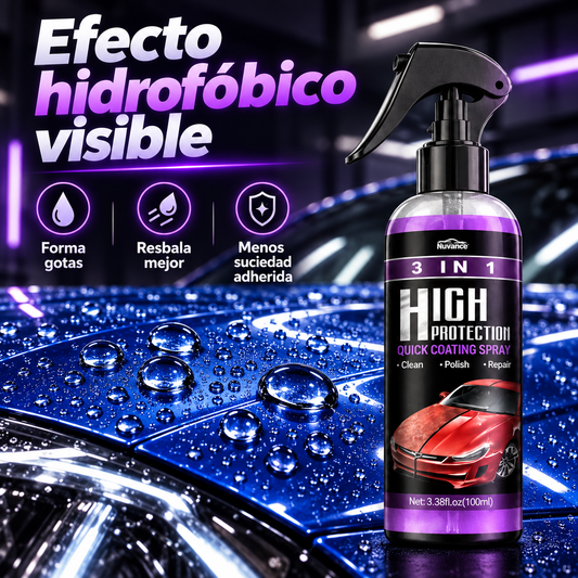 VEXTA™ 3 en 1 – Spray de Protección y Brillo Automotriz