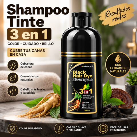 MEIDU™ Shampoo Tinte 3 en 1