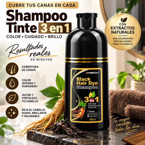 MEIDU™ Shampoo Tinte 3 en 1