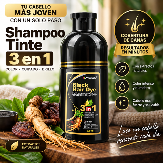 MEIDU™ Shampoo Tinte 3 en 1