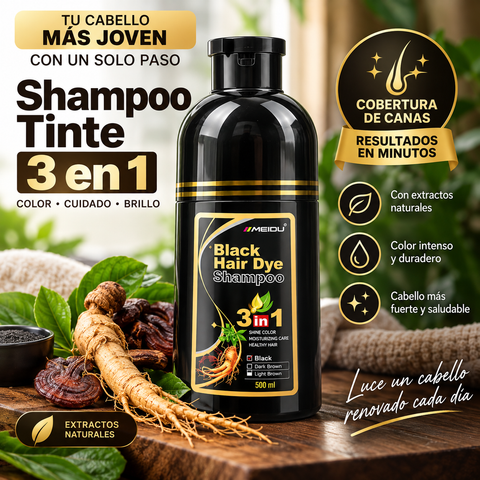 MEIDU™ Shampoo Tinte 3 en 1