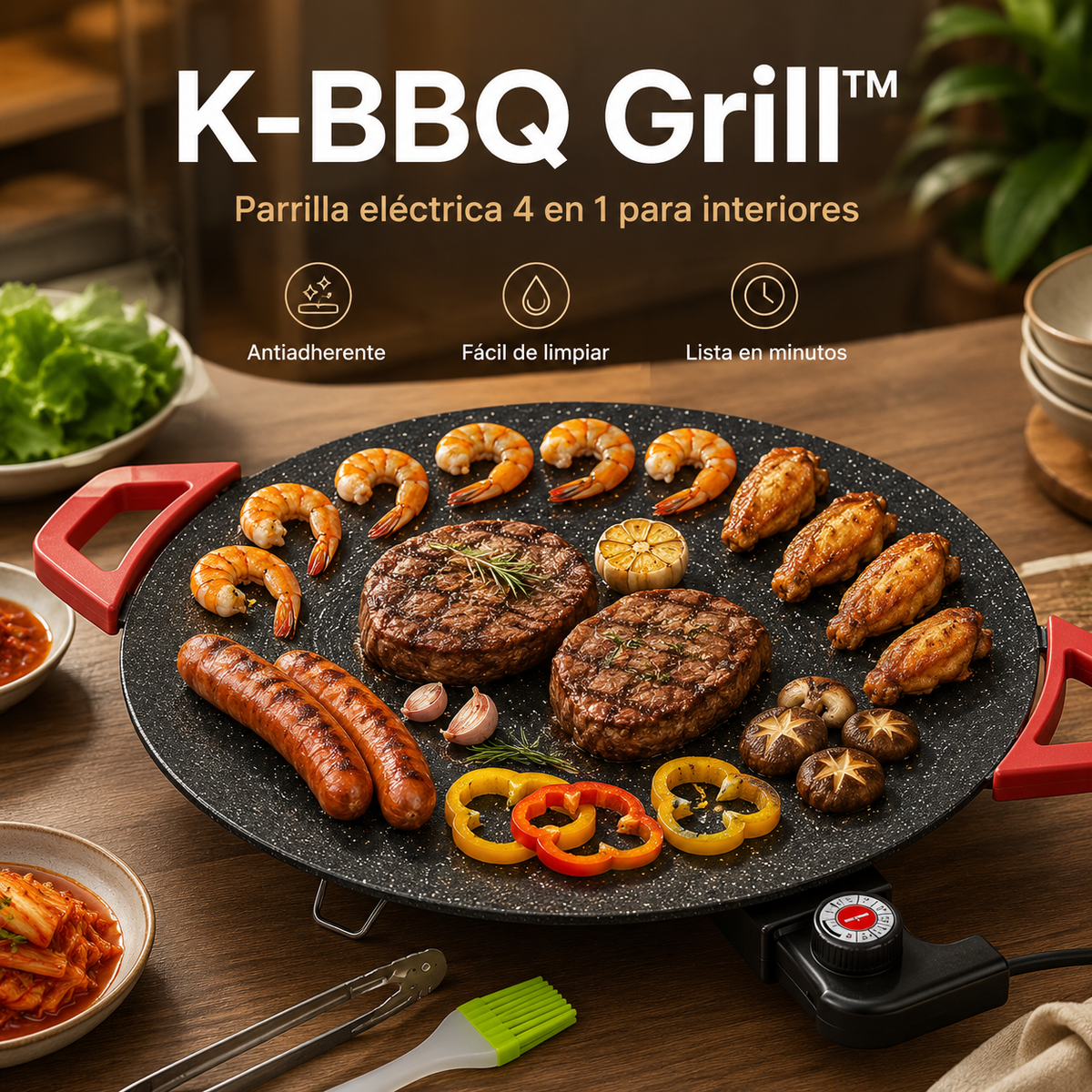 K-BBQ Grill™ - Cocina y parrilla en casa