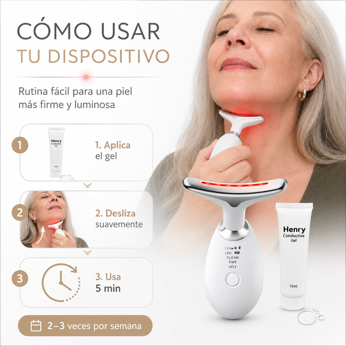 LumiLift™ – Dispositivo Facial 4 en 1