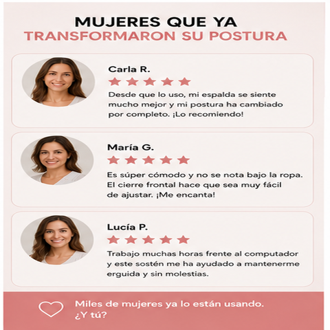 PostureLift™ | Sostén de Soporte Postural