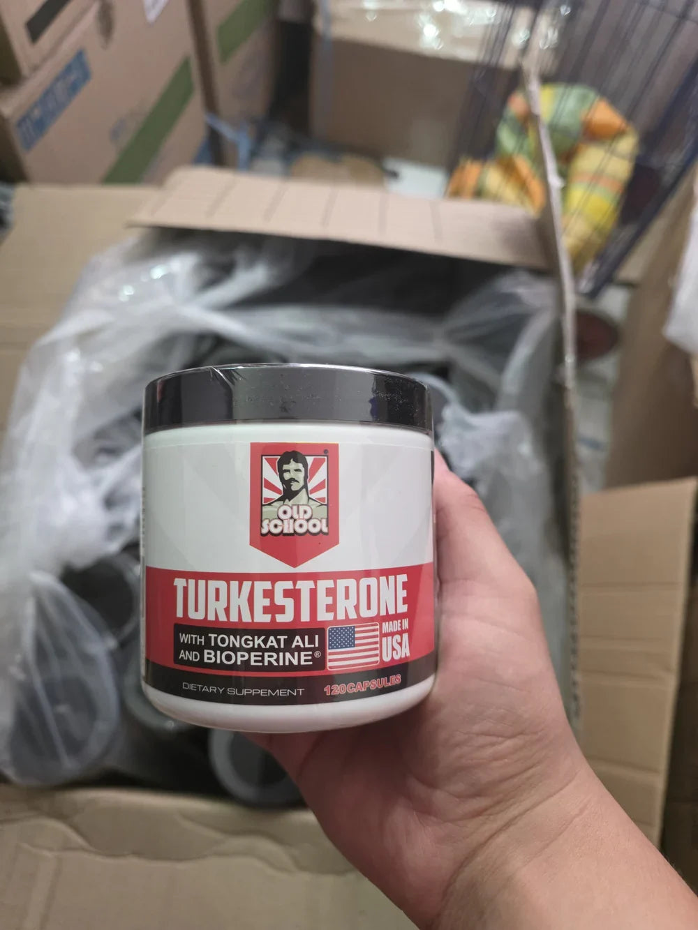 TURKESTERONE PRO OLD SCHOOL ORIGINAL - 120 CAPS - Potncia tu fuerza y crescim